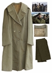 Bruce Willis Screen-Worn Overcoat & Scarf From Harts War