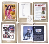 Hugh Hefner Signed Playboy Proof Copy -- October 2007 Issue Featuring Girls of the SEC