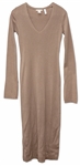 Kylie Jenner Owned Nude Maxi Dress