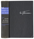 Harry Truman Signed Copy of His ''Memoirs'' -- Both Volumes Signed by Truman