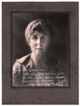 Set of Two 10'' x 13'' Signed Photos by Warren Harding & Florence Harding