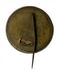 Abraham Lincoln Campaign Button With a Ferrotype of the President -- From the 1864 Presidential Campaign in the Rarer Pinback Format