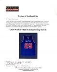 HOFer & 7x NBA All-Star, Chet Walker Personally Owned Commemorative Jersey From His Championship Season With the 1966-67 Philadelphia 76ers