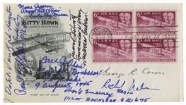 Enola Gay & Bocks Car Signed First Day Cover -- Signed by 8 of the Crewmen Who Flew the Missions During WWII