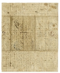 1839 Republic of Texas Letter: ''...It is true that Texas sprang into existence under peculiar circumstances...'' & Regarding the New Capital at Waterloo: ''...will be called The City of Austin...''