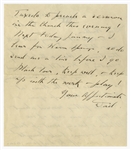 Franklin D. Roosevelt Autograph Letter Signed to His Son, FDR Jr. -- Also With Handwritten Envelope Signed -- ''...I am off...to preach a sermon in the Church this evening!...''