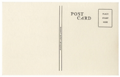 Norman Rockwell Signed Postcard