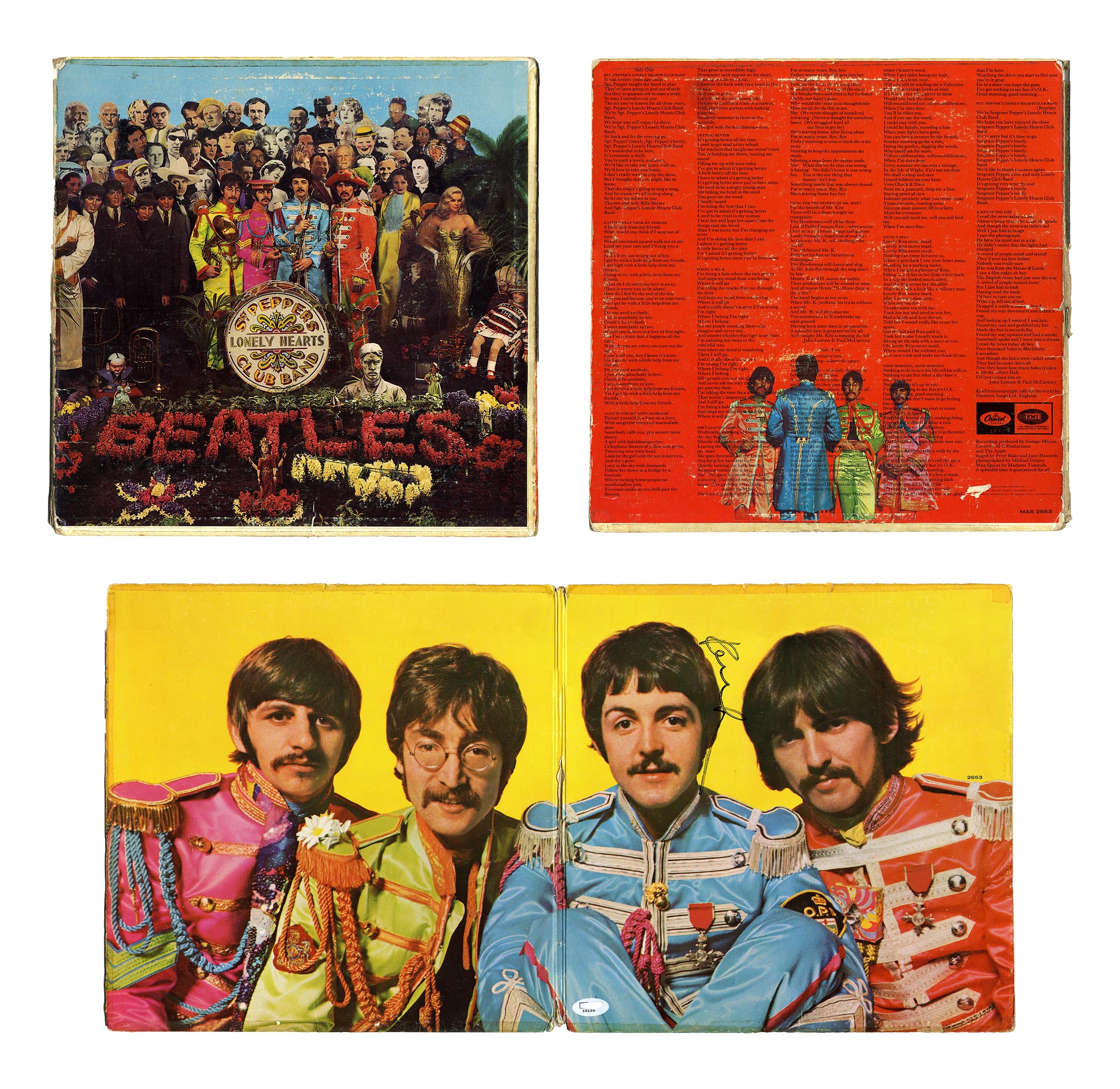 Lot Detail - Paul McCartney Signed ''Sgt. Pepper's Lonely Hearts Club Band''  Album -- With PSA/DNA COA