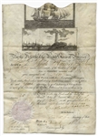 Andrew Jackson Ships Passport Signed as President