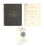 First 1884 Edition of the Mt. Whitney Expedition Report -- Gifted by J.D. Whitney, for Whom Mt. Whitney Is Named