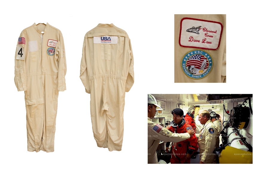 Jumpsuit Worn by Space Shuttle Closeout Crew Member
