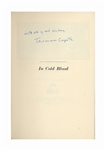 Truman Capote Signed First Printing, First Edition of ''In Cold Blood'' -- With Exceptional, First Printing Dust Jacket in Near Fine Condition