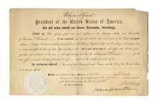 Ulysses S. Grant Document Signed as President