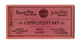 Ticket to Buffalo Bill Codys Wild West Show