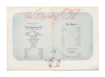 Program From ''The Wizard Of Oz'' Hollywood Premiere at Grauman's Chinese Theatre on 15 August 1939 -- Scarce Program in Near Fine Condition