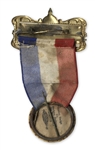 Delegate Badge for Theodore Roosevelt's 1912 Progressive Party -- The First Progressive Party, Which Advocated to Get Corporate Interests Out of Politics