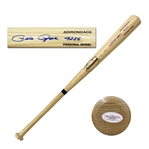 Pete Rose Signed Baseball Bat -- Adirondack 34 Bat Reads Pete Rose / Hit King in Blue Ink -- With JSA Authentication -- Near Fine