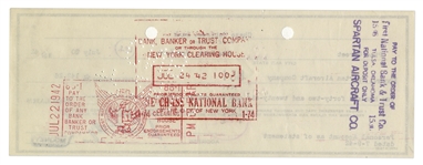 Three Oil Titan John Paul Getty Personally Signed Checks