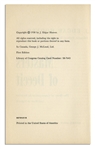 J. Edgar Hoover Signed Copy of ''Masters of Deceit'' -- Hoover's Analysis of the Communist Threat