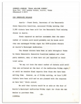 Press Kit for the JFK Texas Welcome Dinner Scheduled for the Night of His Assassination