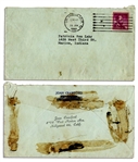 Joan Crawford Letter Signed With Autograph Postscript -- ''...I'm so happy that you saw Christina on 'Here's Hollywood'. She had such fun doing that show, and I thought she looked lovely...''