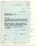 Mary Astor Autograph Letter Signed to Her Agent Regarding Her Novel -- ''...Have you had any magazine interest in 'The O'Connors'?...''