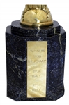 Rare Jules Rimet FIFA World Cup Trophy From 1970 -- Made of Lapis Lazuli & Sterling Silver Gilt Plates