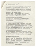 Official Jackie Kennedy White House Press Release -- Announcing the White House Permanent Art Collection Committee Members
