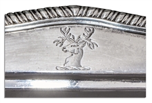 King George III Style Pair of Silver Vegetable Dishes With Lids -- 1780