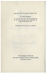 Charles Lindbergh 1953 Signed Copy of ''The Spirit of St. Louis''