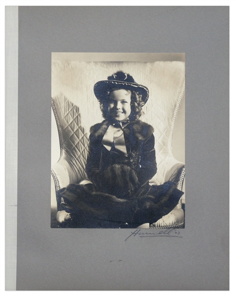 Shirley Temple Owned Large Portrait Photo Album of Hurrell Photographs From 1937 Film Heidi