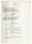 ''Sanford & Son'' Script, With Redd Foxx's Notes -- First Draft of ''Fred Sanford Has a Baby'' Dated 6 November 1975 -- 36pp. -- Very Good Condition -- From the Redd Foxx Estate