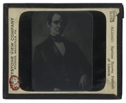 Abraham Lincoln Magic Lantern Slide -- The Earliest Known Portrait of Lincoln, Circa 1846