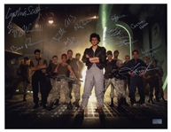 ''Aliens'' Cast Signed 14'' x 11'' Photo -- Signed by 12 Key Cast Members Including Sigourney Weaver and Bill Paxton