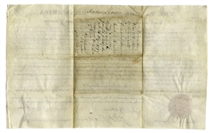 Andrew Jackson Land Grant Signed as President