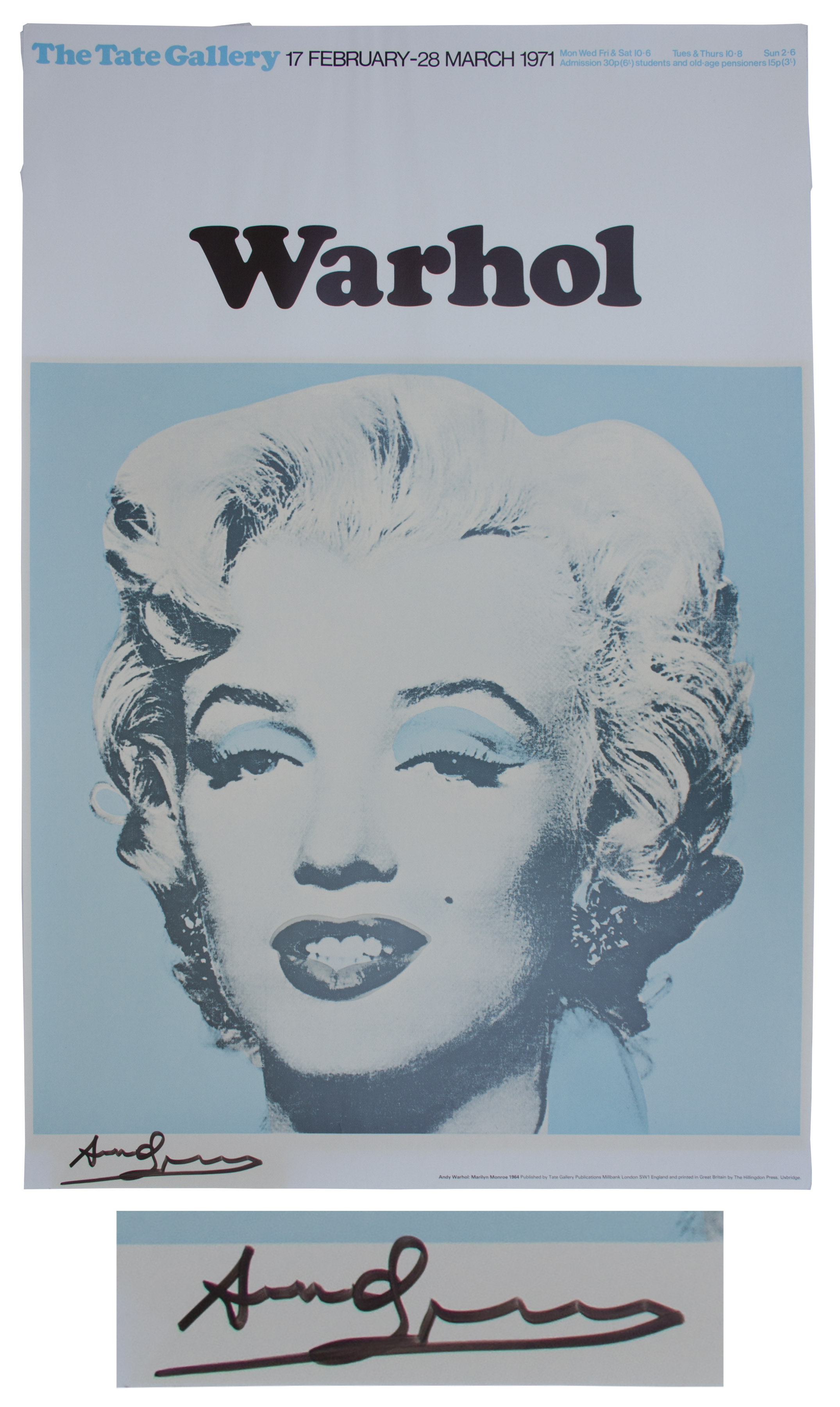Marilyn Monroe Warhol Poster
