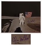 Apollo 14 Astronaut Edgar Mitchell Signed 20 x 16 Photo