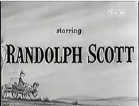 Title Art From the 1946 Western ''Badman's Territory'' Starring Randolph Scott -- Hand Drawn & Painted