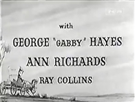 Title Art From the 1946 Western ''Badman's Territory'' Starring Randolph Scott -- Hand Drawn & Painted