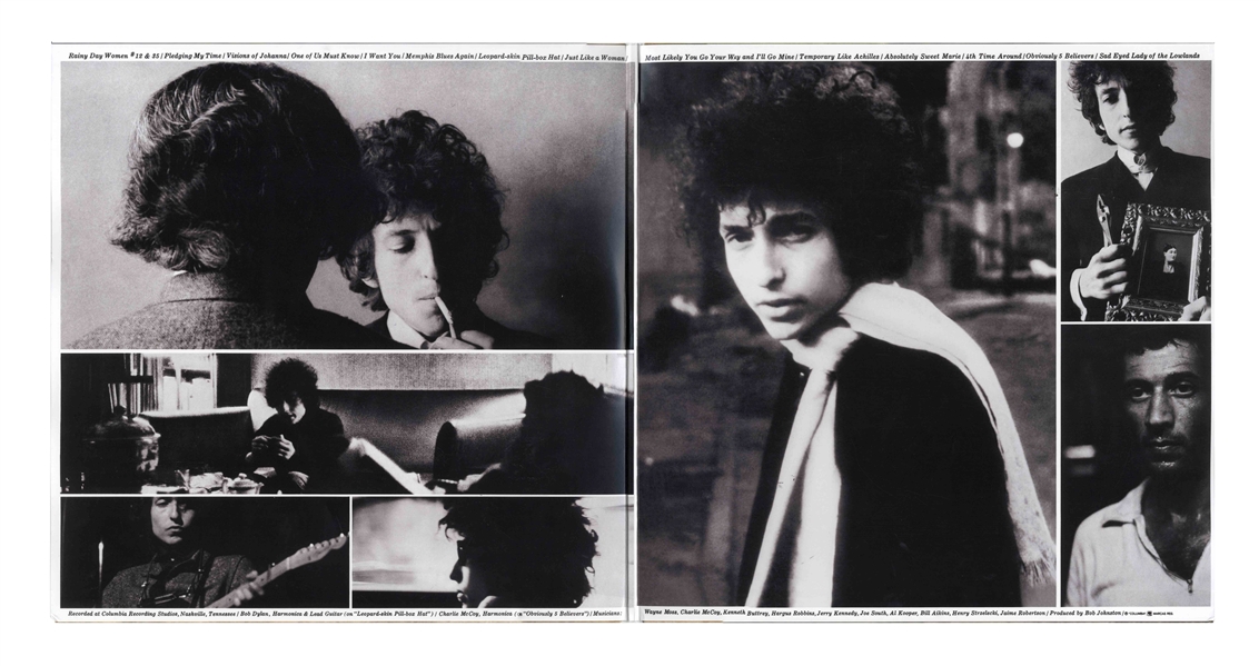 Bob Dylan Signed Double Album ''Blonde on Blonde''