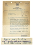 Bonnie & Clyde Document From January 1934 -- From the Texas State Highway Patrol on the Whereabouts of the Gang After the Eastham Prison Breakout