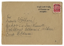Buchenwald Concentration Camp Letter From 1941 -- ''... May spring bring you only beauty and fulfill all your hopes...Through your eyes, I am able to see everything at home...''