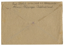 Buchenwald Concentration Camp Letter From 1941 -- ''... May spring bring you only beauty and fulfill all your hopes...Through your eyes, I am able to see everything at home...''