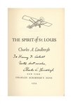 Charles Lindbergh 1953 Signed Copy of ''The Spirit of St. Louis''