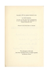 Charles Lindbergh 1953 Signed Copy of ''The Spirit of St. Louis''
