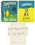 Dr. Seuss Signed The Sneetches and Other Stories First Edition, First Printing