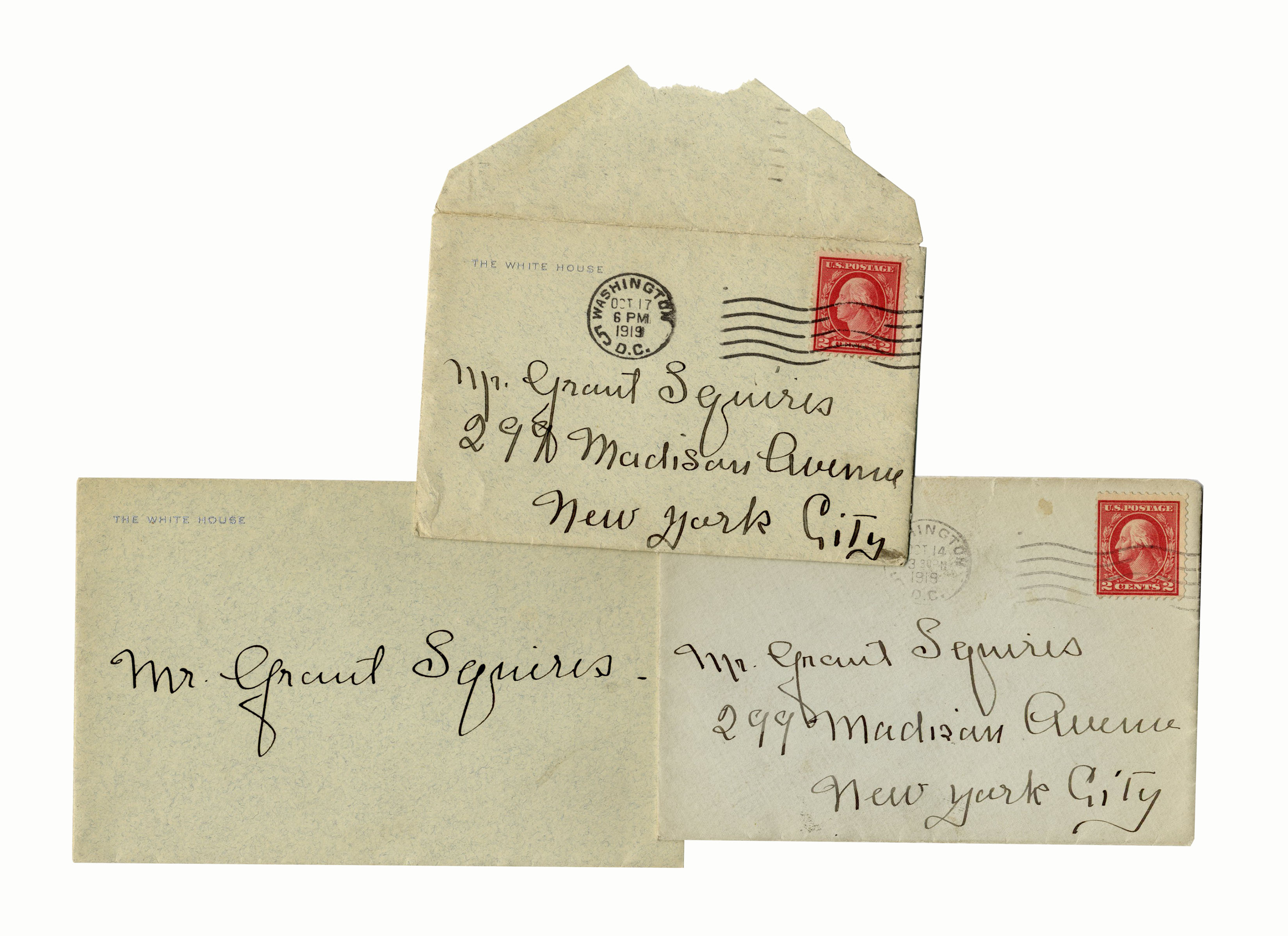 Lot Detail - Edith Bolling Wilson Lot of 3 Autograph Letters Signed as ...