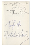 Frank Sinatra, Tony Curtis & Natalie Wood Signed First Edition of ''Kings Go Forth'', the Novel Upon Which the 1958 Film Was Based, Starring All 3 Actors -- Near Fine