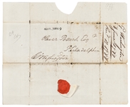 George Washington Free Franked Signature, with Envelope Addressed in Washington's Hand