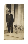 Grover Cleveland Document Signed as President -- With Photo of Cleveland & His Dog